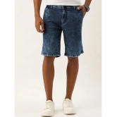 IVOC - Blue Cotton Blend Mens Denim Shorts ( Pack of 1 ) - None