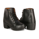 Ishransh - Black Women's Ankle Length Boots - None