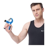 Oddish Push Up Board System, 15 in 1 AND HAND GRIP AND FINGER GRIPPER COMBO PACK Fitness Accessory Kit  - Blue