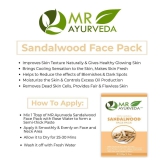 MR Ayurveda 100% Herbal Sandalwood Powder Face Pack Masks 100 gm