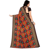 LEELAVATI - Multicolor Georgette Saree With Blouse Piece ( Pack of 1 ) - Multicolor