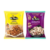 Mr.Nuttz Premium Dry Fruits Combo Pack 500g (Almonds 250g, Pistachios Nut 250g)