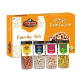 YUM YUM 1kg Dry Fruits Gift Box (Diwali Celebration) (Almonds, Cashews, Pista & Raisin - 250g Each)