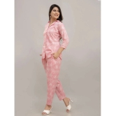 Frionkandy Pink Printed Pant Top Set - None