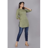 JC4U Green Rayon Womens Tunic ( Pack of 1 ) - None