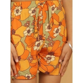 MINI & MING Girls Floral Printed Low-Rise Shorts