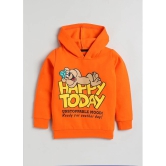 Lazy Shark Pack of 1 Boys Cotton Sweatshirt ( Orange ) - None