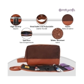 PrettyKrafts Brown Travel Kit - 2 Pcs - Brown