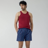 Remix Cotton Boxers Yacht Blue XXL