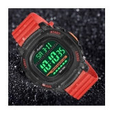 Hala - Red Silicon Digital Men's Watch