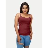 Radprix Cotton Camisoles - Maroon Single - None