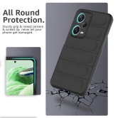 Redmi Note 12 5G Back Cover Case Jacket Liquid silicone - Black