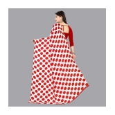 Anand Sarees - Red Georgette Saree With Blouse Piece ( Pack of 1 ) - Red