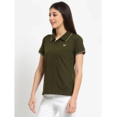 Uzarus - Green Cotton Blend Regular Fit Womens T-Shirt ( Pack of 1 ) - None