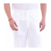 DESHBANDHU DBK White Cotton Mens Trackpants ( Pack of 1 ) - None