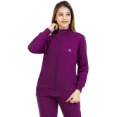 YHA Fleece Women''s Zippered Sweatshirt ( Purple ) - None