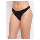 BASIICS By La Intimo Cotton Lycra Thongs - M