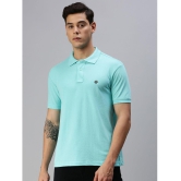 ONN - Sky Blue Cotton Blend Regular Fit Mens Polo T Shirt ( Pack of 1 ) - None