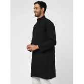 DESHBANDHU DBK - Black Cotton Mens Regular Kurta ( Pack of 1 ) - None