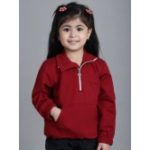 MINI & MING the winter wardrobe Girls Solid Mock Collar Sweatshirt