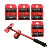 Furniture Lifter/Shifter ToolFurniture Shifting Tool Heavy Furniture Appliance Lifter and Mover Tool Set Easy Convenient Moving Tools Heavy Move Furniture Can Easily Lift Heavy - Red