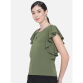 ALL WAYS YOU Women Top Polyester fabric  Green XS