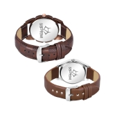 Septem Brown Leather Analog Womens Watch