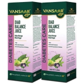 Vansaar 45+ Diab Balance Juice with 14 Clinically Proven Herbs for Effective Diabetic Care 1L Each