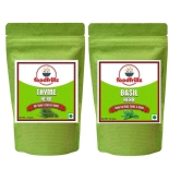 foodfrillz Thyme Herb & Basil Pure Herb (Dried), Combo Pack 35 g x 2