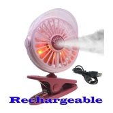 Fog Spray Rechargeable Fan