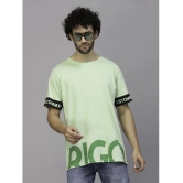 Rigo - Mint Green 100% Cotton Oversized Fit Mens T-Shirt ( Pack of 1 ) - None