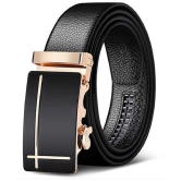 Zacharias - Black Leather Men's Formal Belt ( Pack of 1 ) - None