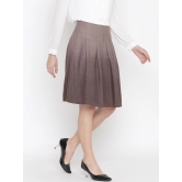 Oxolloxo Woman Brown Woolen Skirt