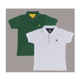 NEUVIN - Multi Color Cotton Blend Boys Polo T-Shirt ( Pack of 2 ) - None