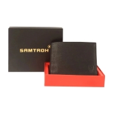 samtroh - PU BLACK Mens Regular Wallet ( Pack of 1 ) - Black