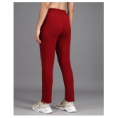 Addyvero - Red Cotton Blend Womens Running Trackpants ( Pack of 1 ) - 30