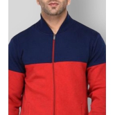 Vivid Bharti - Multicolor Fleece Regular Fit Colorblock Men''s Sports Tracksuit ( Pack of 1 ) - S