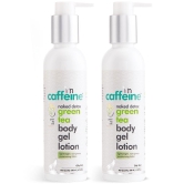 mCaffeine Hydrating Green Tea Body Gel Lotion (Pack of 2)