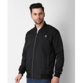 4B Nylon Men''s Windcheater Jacket - Black ( Pack of 1 ) - None