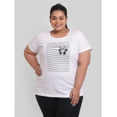 Neo Garments - White Cotton Regular Fit Womens T-Shirt ( Pack of 1 ) - 7XL