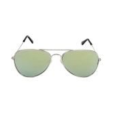 Creature - Silver Pilot Sunglasses ( Pack of 1 ) - Medium