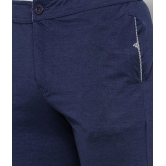 MAD TEE - Navy Blue Cotton Blend Men's Trackpants ( Pack of 1 ) - M