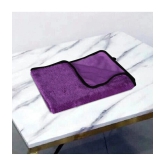 Auto Hub Purple 600 GSM Drying Towel For Automobile ( Pack of 3 )