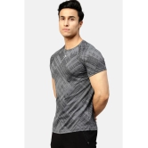 Fuaark - Charcoal Polyester Slim Fit Mens Sports T-Shirt ( Pack of 1 ) - None