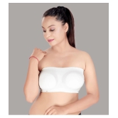 HAYA White Polyester Non Padded Womens Strapless Bra ( Pack of 1 ) - None