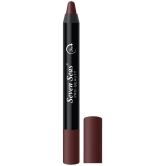 Seven Seas Matte Mood Non Transfer Crayon Lipstick | Long Lasting Crayon Lipstick (Fiery Maroon)