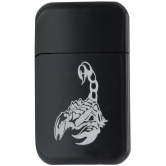 JMALL - Black Aluminium Cigarette Lighter ( Pack of 1 ) - Black