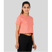 ferocious - Pink Cotton Women's Crop Top ( Pack of 1 ) - None