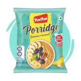 YUM YUM Instant Banana Caramel Porridge/ Rich In Fiber/Free of Fat 320g Sachets - Pouch(10 x 32 g)