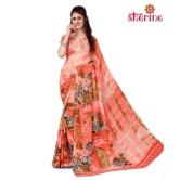 ANAND SAREES Pink Georgette Saree